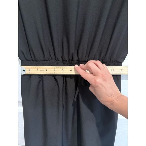 NWOT Albion Going Places Black Cap Sleeve Drawstring Waist Athletic Dress XS - Picture 12 of 16